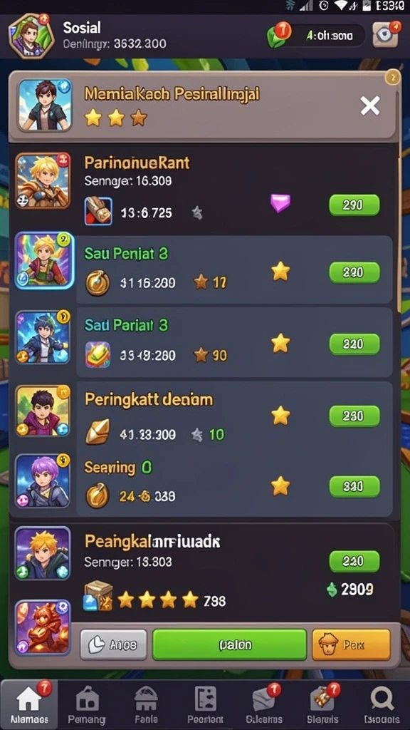 Tampilan grafis yang menawan dan penuh warna.