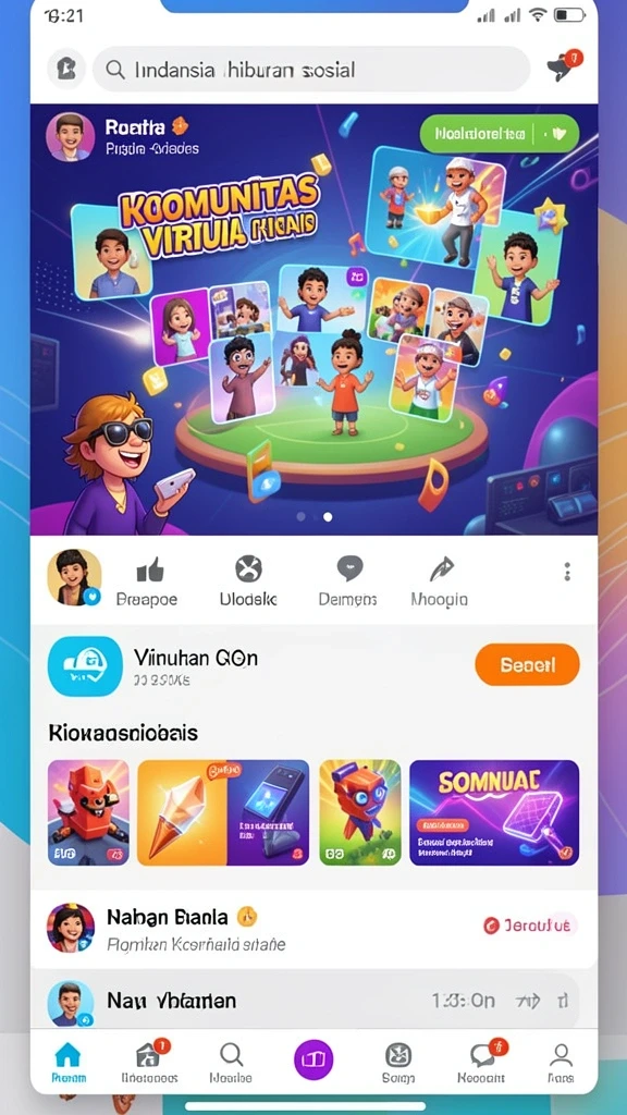 Tangkapan layar mode multiplayer yang kompetitif.