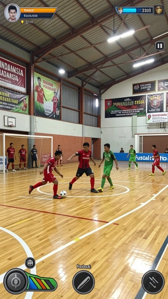 Tampilan awal permainan yang menarik dan penuh warna.