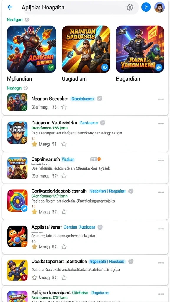 Screenshot memperlihatkan salah satu mode permainan yang menantang.