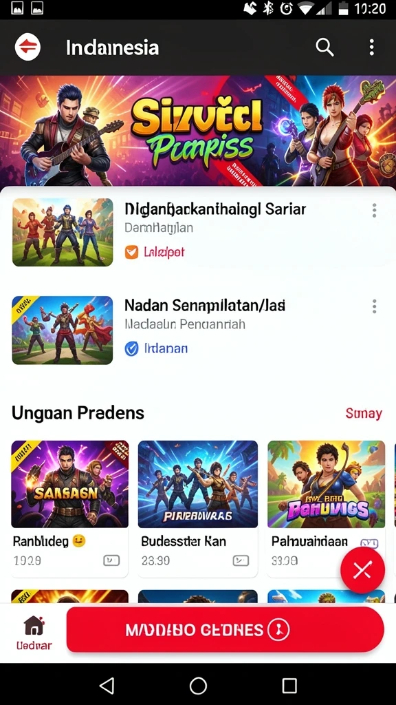 Tampilan level pertama dengan grafis yang memukau.