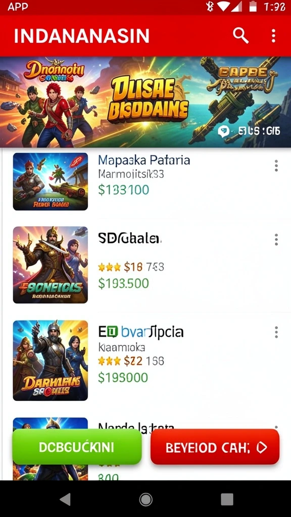 Tampilan awal yang menarik dengan karakter kustomisasi.