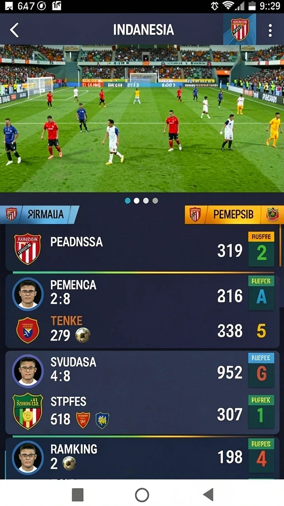 Tampilan utama aplikasi GLOWIN88 yang menarik.