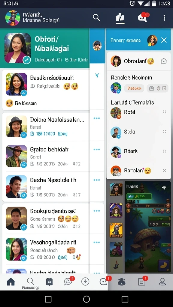 Berbagai mode permainan yang menantang dan seru.