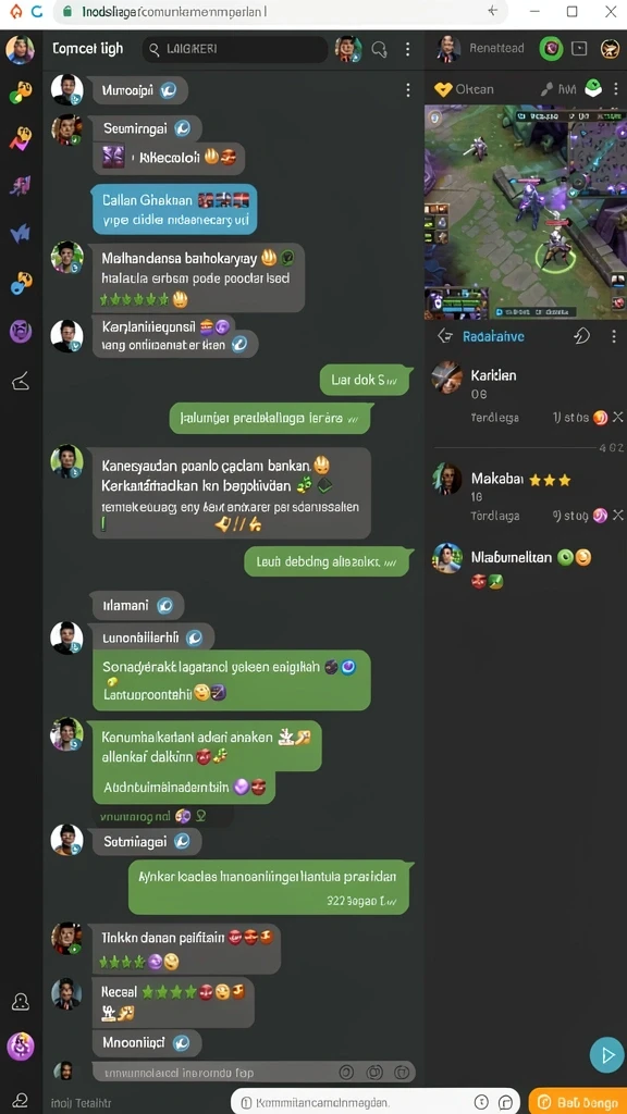 Tangkapan layar dari karakter utama dalam misi.