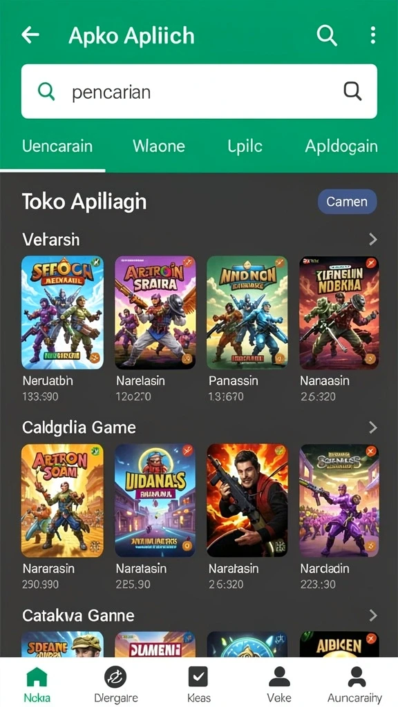 Tangkapan layar yang menunjukkan pertempuran epik melawan bos.