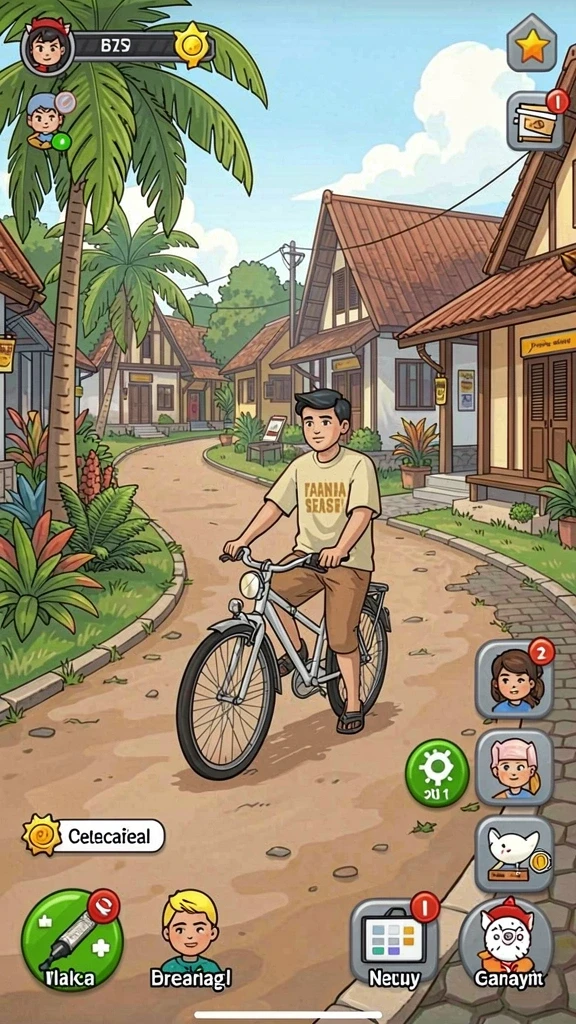 Mode permainan yang penuh tantangan dan seru.