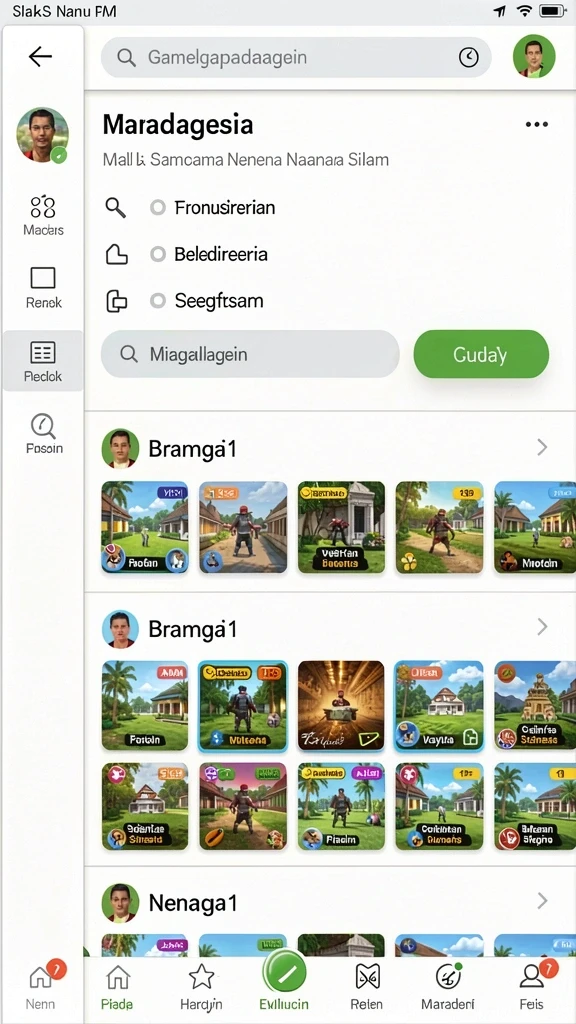 Fitur interaktif yang membuat permainan semakin seru.