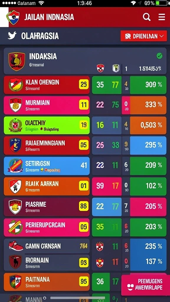 Tampilan antarmuka yang ramah dan intuitif.