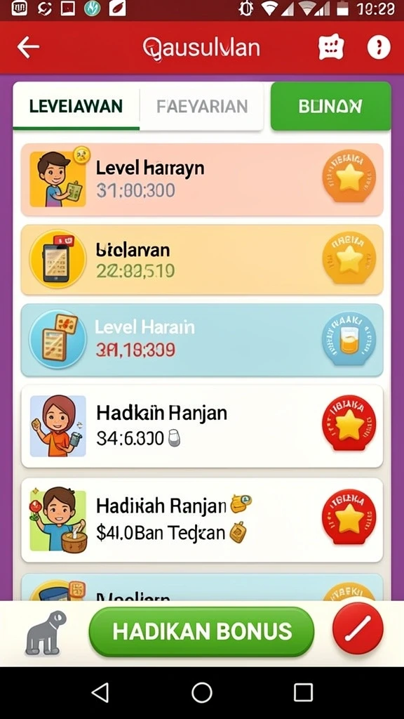 Tangkapan layar menampilkan aksi seru dalam game.