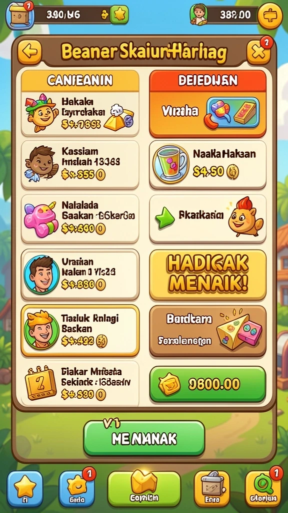 Karakter unik dengan kemampuan masing-masing.