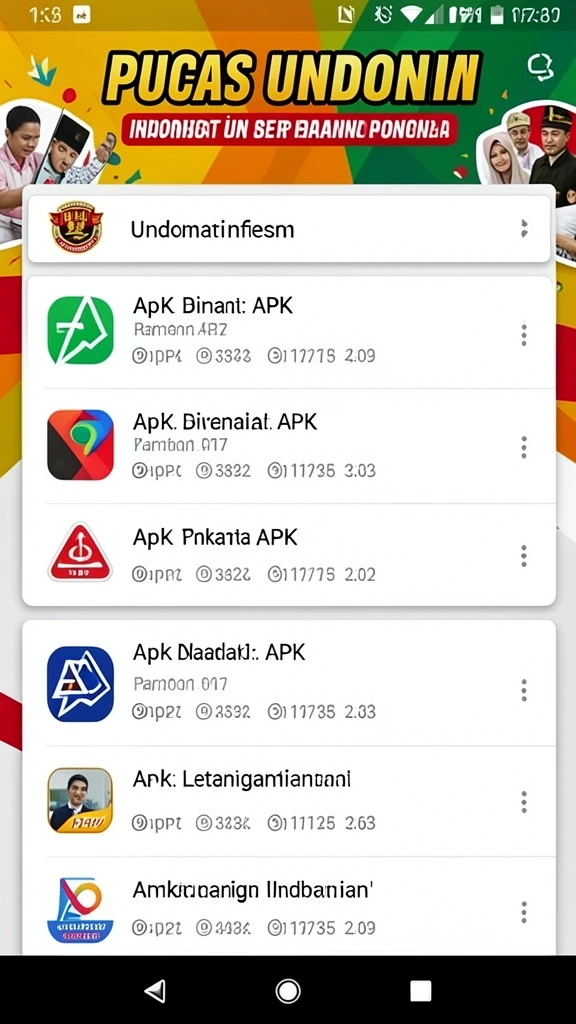 Karakter-karakter unik yang siap untuk dimainkan.