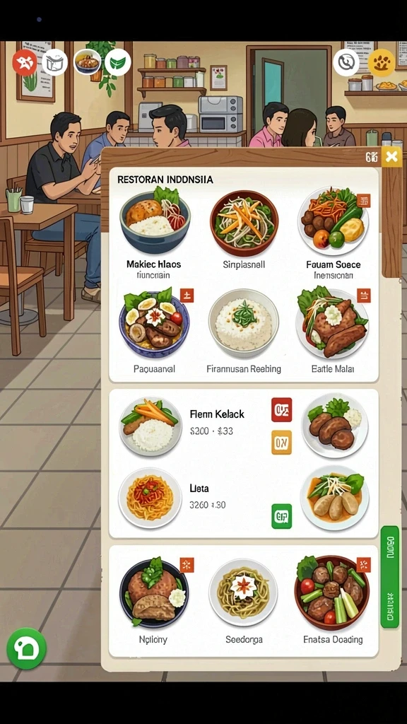 Karakter yang dapat dikustomisasi sesuai selera Anda.