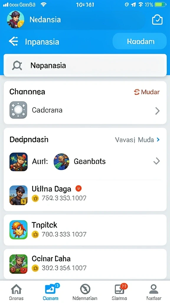 Tampilan antarmuka yang sederhana dan menarik.